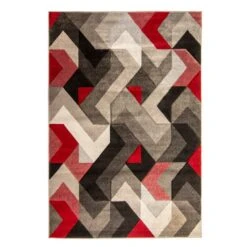 Hand Carved Aurora Geometric Rug 33 Hand Carved Aurora Geometric Rug -Habitat Store 30639830 alt04