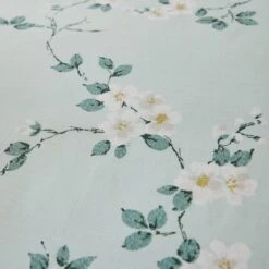 Edith Duck Egg Floral Reversible Duvet Cover And Pillowcase Set -Habitat Store 30646307 alt04