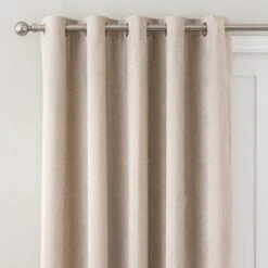 Chenille Thermal Eyelet Door Curtains -Habitat Store 30649591 alt01
