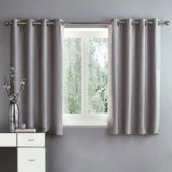 Chenille Wave Eyelet Curtains -Habitat Store 30649661 alt05