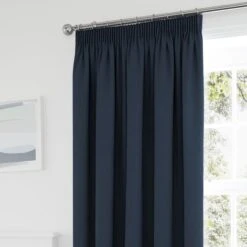 Tyla Blackout Pencil Pleat Curtains -Habitat Store 30650755
