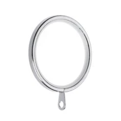 Pack Of 6 Atlanta Chrome Curtain Rings Dia. 35mm