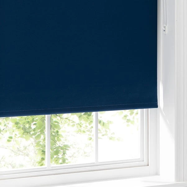 Navy Blackout Moisture Resistant Roller Blind 5 Navy Blackout Moisture Resistant Roller Blind - Image 3