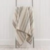 Super Soft Ombre Stripe Natural Throw -Habitat Store 30655831