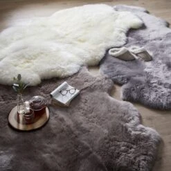 Quad Sheepskin Rug 35 Quad Sheepskin Rug -Habitat Store 30656823 alt06
