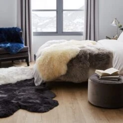 Quad Sheepskin Rug 29 Quad Sheepskin Rug -Habitat Store 30656824 alt07