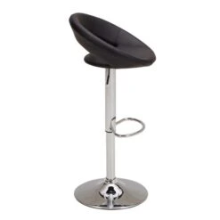 Knox Adjustable Height Swivel Bar Stool, Faux Leather -Habitat Store 30661951 alt02