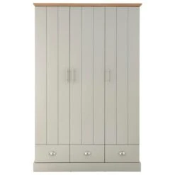 Kendal Triple Wardrobe, Grey 12 Kendal Triple Wardrobe, Grey -Habitat Store 30662662 alt01