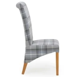 Set Of 2 Chester Dining Chairs, Woven Check Fabric 16 Set Of 2 Chester Dining Chairs, Woven Check Fabric -Habitat Store 30662746 alt03