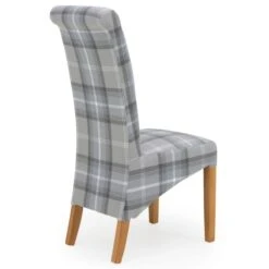 Set Of 2 Chester Dining Chairs, Woven Check Fabric 17 Set Of 2 Chester Dining Chairs, Woven Check Fabric -Habitat Store 30662746 alt04