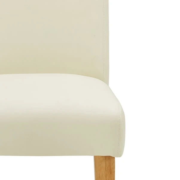 Hugo Set Of 2 Dining Chairs, Faux Leather 10 Hugo Set Of 2 Dining Chairs, Faux Leather - Image 8