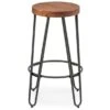 Torino Counter Height Bar Stool, Black Metal -Habitat Store 30662759