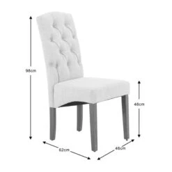 Darcy Set Of 2 Dining Chairs, Linen -Habitat Store 30662760 alt09