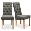 Darcy Set Of 2 Dining Chairs, Linen -Habitat Store 30662761