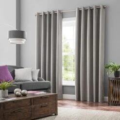 Neptune Textured Blackout Eyelet Curtains -Habitat Store 30668974 alt01