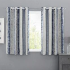 Sadie Stripe Eyelet Curtains -Habitat Store 30670251 alt05