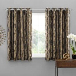 Luxor Metallic Eyelet Curtains 26 Luxor Metallic Eyelet Curtains -Habitat Store 30670287 alt05