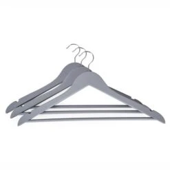 Pack Of 3 Wooden Hangers -Habitat Store 30671174