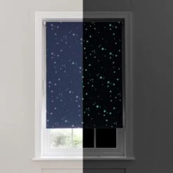 Glow In The Dark Stars Cordless Blackout Roller Blind -Habitat Store 30672564 alt08