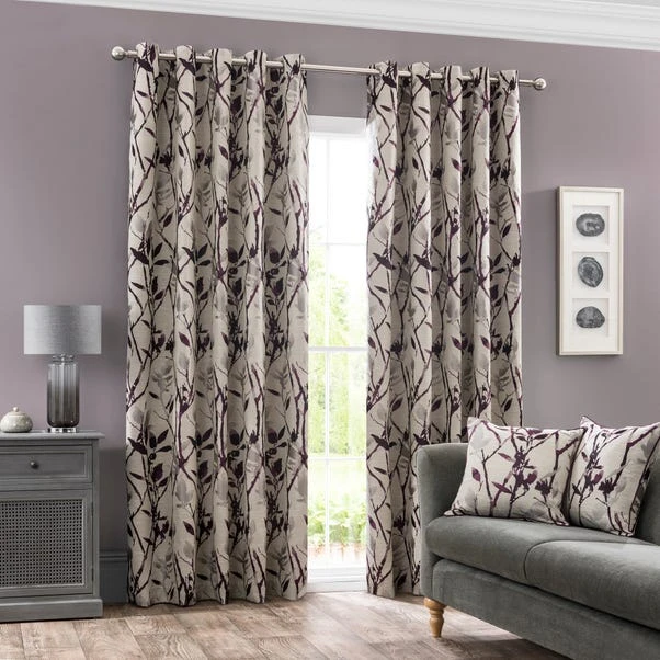 Zen Jacquard Eyelet Curtains 5 Zen Jacquard Eyelet Curtains - Image 3