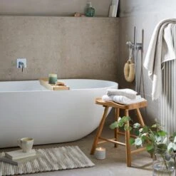 Marble Effect Bath Mat -Habitat Store 30672686 alt02