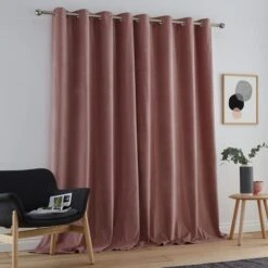 Peyton Velvet Eyelet Curtains -Habitat Store 30673109 alt04
