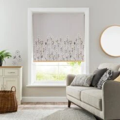 Scandi Flowers Natural Blackout Roller Blind -Habitat Store 30674832