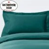 Non Iron Plain Dye Teal Oxford Pillowcase 1 Non Iron Plain Dye Teal Oxford Pillowcase -Habitat Store 30675621