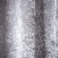 Crushed Velour Silver Eyelet Curtains 24 Crushed Velour Silver Eyelet Curtains -Habitat Store 30678202 alt02