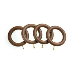 Universal Pack Of 4 35mm Cream Curtain Rings -Habitat Store 30680348