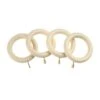 Universal Pack Of 4 35mm Cream Curtain Rings 1 Universal Pack Of 4 35mm Cream Curtain Rings -Habitat Store 30680350