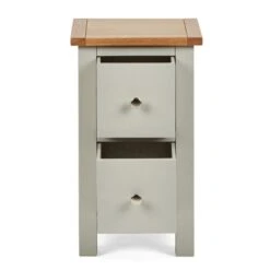 Bromley 2 Drawer Slim Bedside Table -Habitat Store 30685246 alt04