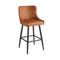 Montreal Counter Height Bar Stool, Faux Leather -Habitat Store 30685294 alt05