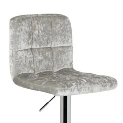 Jasmine Adjustable Height Swivel Bar Stool, Velvet -Habitat Store 30685455 alt06