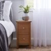 Bromley 2 Drawer Slim Bedside Table -Habitat Store 30685818
