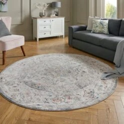Soraya Traditional Round Rug -Habitat Store 30692875