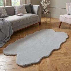 Supersoft Faux Fur Quad Rug -Habitat Store 30692912