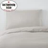 Non Iron Plain Dye Silver Box Pillowcase -Habitat Store 30695242