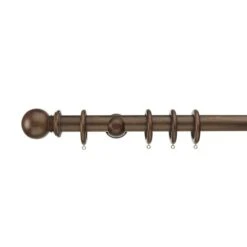 Swish Sherwood Fixed Wooden Curtain Pole With Rings 19 Swish Sherwood Fixed Wooden Curtain Pole With Rings -Habitat Store 30695540