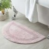 Super Soft Reversible Semi Circle Bath Mat 2 Super Soft Reversible Semi Circle Bath Mat -Habitat Store 30711445