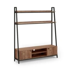 Fulton Pine Ladder Shelf TV Unit For TVs Up To 60" -Habitat Store 30712487 alt06