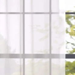Sheer Elegance Eyelet Single Voile Panel -Habitat Store 30716593 alt02