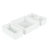 Set Of 4 White Nylon Drawer Organisers 2 Set Of 4 White Nylon Drawer Organisers -Habitat Store 30716686