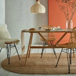 Braided Jute Oval Rug -Habitat Store 30718383