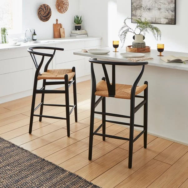 Lara Bar Stool, Beech Wood 4 Lara Bar Stool, Beech Wood - Image 2