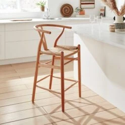 Lara Bar Stool, Beech Wood 24 Lara Bar Stool, Beech Wood -Habitat Store 30720377 alt01