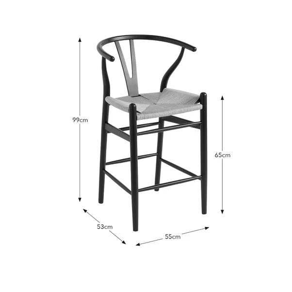 Lara Bar Stool, Beech Wood 16 Lara Bar Stool, Beech Wood - Image 14
