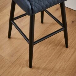 Montreal Counter Height Bar Stool, Faux Leather -Habitat Store 30724473 alt03