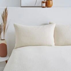 Alerday Sandstone 100% Cotton Duvet Cover And Pillowcase Set 12 Alerday Sandstone 100% Cotton Duvet Cover And Pillowcase Set -Habitat Store 30726218 alt01