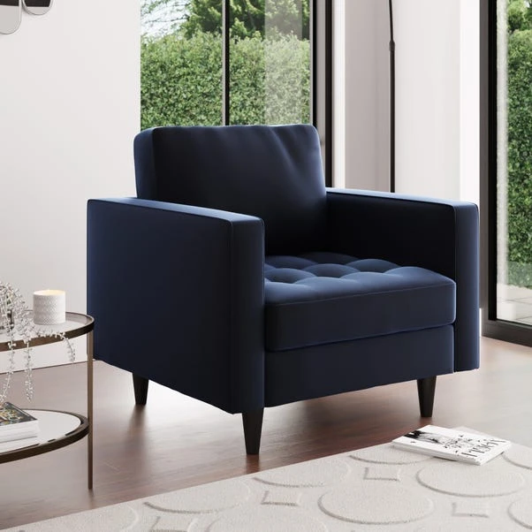 Zoe Velvet Armchair 10 Zoe Velvet Armchair - Image 8